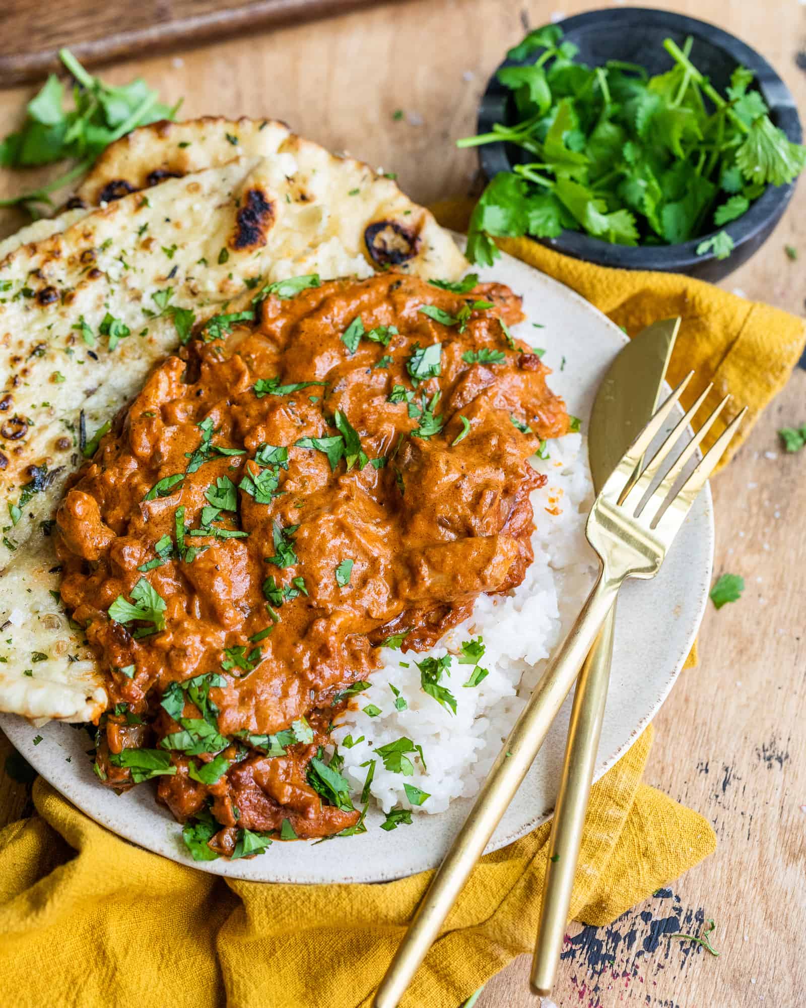 Chicken Curry with Naan/Roti