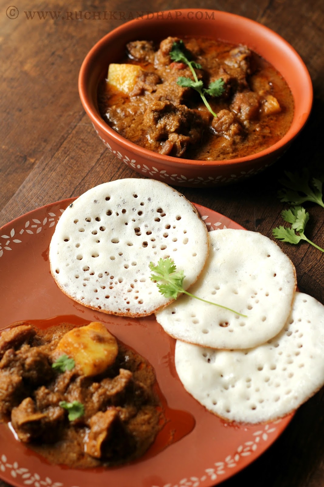 Mutton Curry with Appam