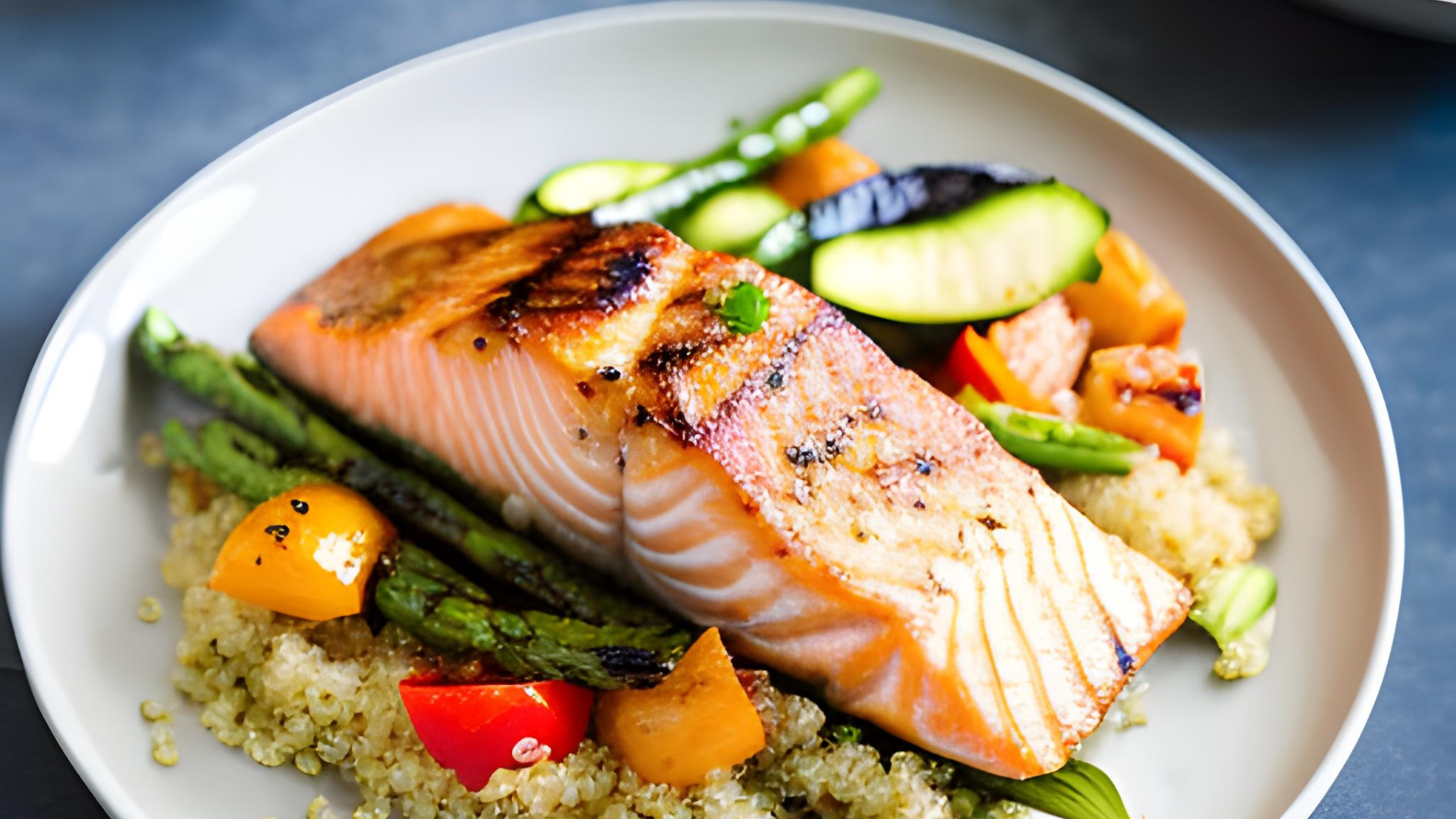 Grilled Fish with Quinoa